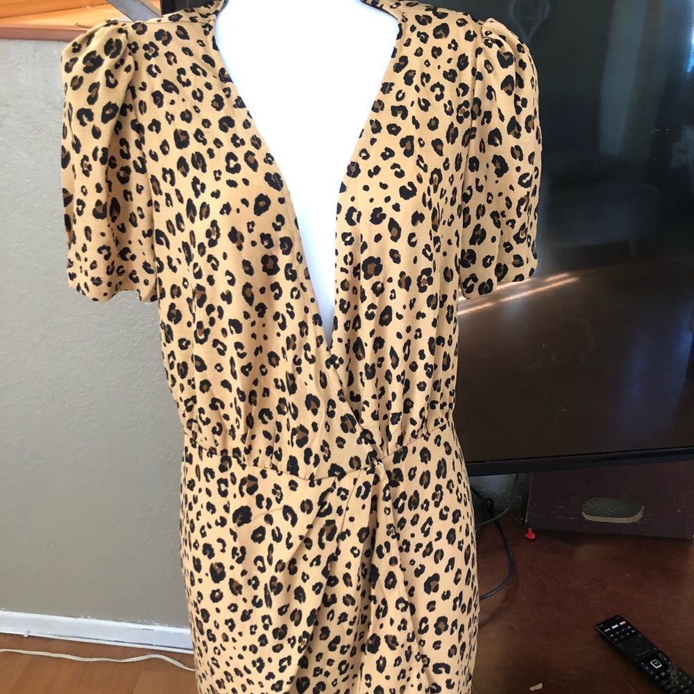 Leopard print dress
